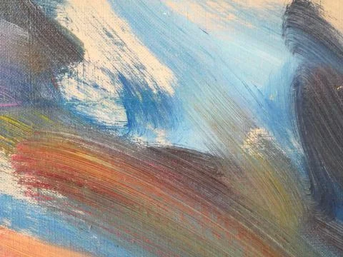 Abstract art background with acrylic paint on canvas. Stock Photos
