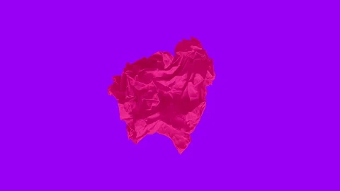 Abstract art background animation crumpled paper. Stock Footage 260634544