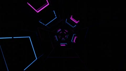 Abstract art background, flight forward through buddhism sign corridor, 4K Stock Footage 157155510
