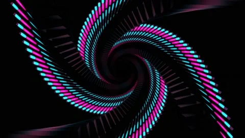 Abstract art background, flight forward through buddhism sign corridor, 4K Stock Footage 157242903