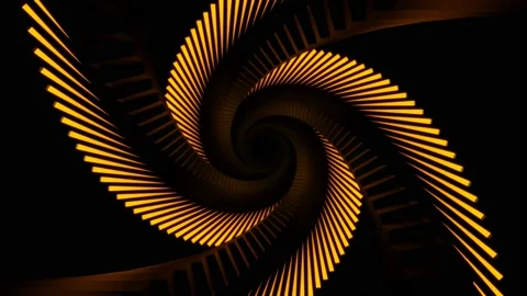 Abstract art background, flight forward through buddhism sign corridor, 4K Stock Footage 157275022