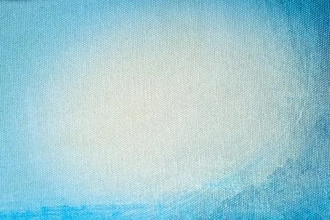 Abstract art background light blue colors with vignette. Watercolor painting Stock Photos