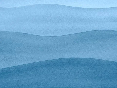 Abstract art background navy azure blue colors. Watercolor painting on textur Stock Illustration