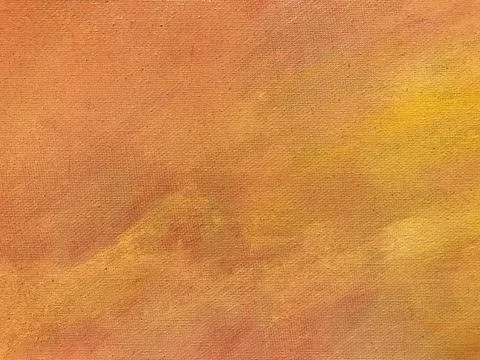 Abstract art background orange and ginger colors. Watercolor painting Stock Illustration