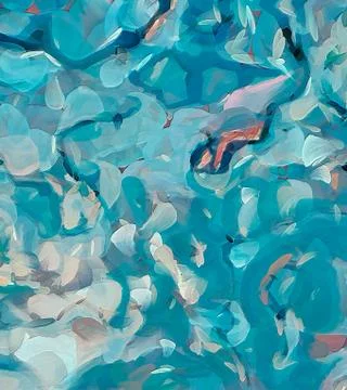 Abstract art background. Soft brushstrokes of paint. Good for printed picture Stock Illustration