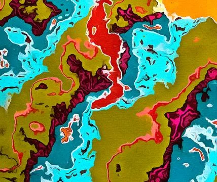 Abstract art background. Soft brushstrokes of paint. Good for printed picture Stock Illustration