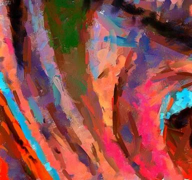 Abstract art background. Soft brushstrokes of paint. Good for printed picture Stock Illustration