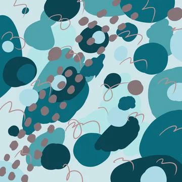 Abstract art background with stain elements. Texture decoration template Stock Illustration