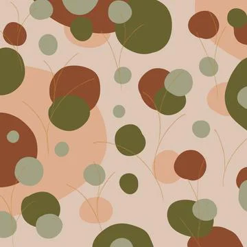 Abstract art background with stain elements. Texture decoration template Illustrazione stock