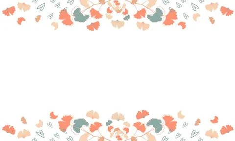 Abstract art background vector. aesthetic minimal style wallpaper art botan.. Stock Illustration