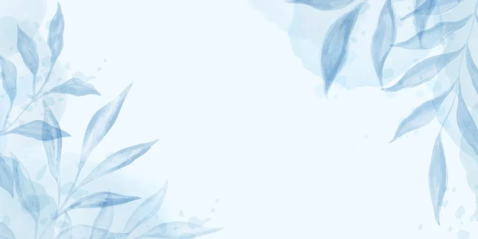 Abstract art background vector. Luxury minimal style wallpaper with Blue Bran Stock Illustration