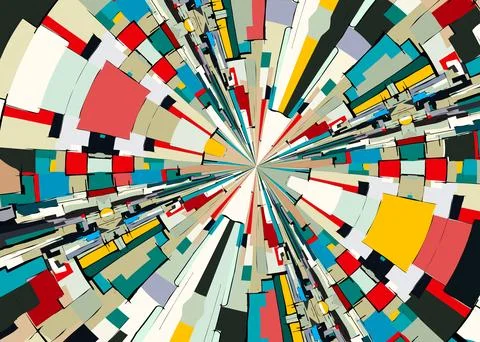 Abstract art background, vector template Stock Illustration