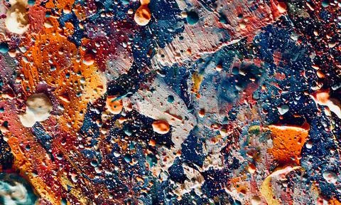 Abstract Art Background. Wall decor idea. Hand oil painting on canvas. Texture Stock Illustration