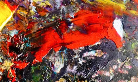 Abstract Art Background. Wall decor idea. Hand oil painting on canvas. Texture Stock Illustration