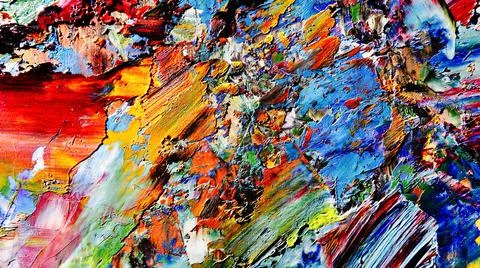 Abstract Art Background. Wall decor idea. Hand oil painting on canvas. Texture Stock Illustration