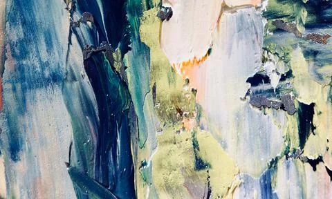 Abstract Art Background. Wall decor idea. Hand oil painting on canvas. Texture Stock Illustration