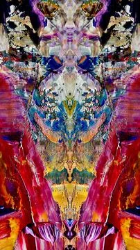 Abstract Art Background. Wall decor idea. Hand oil painting on canvas. Texture Stock Illustration