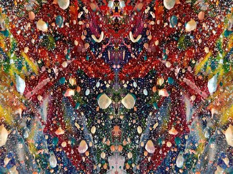 Abstract Art Background. Wall decor idea. Hand oil painting on canvas. Texture Stock Illustration