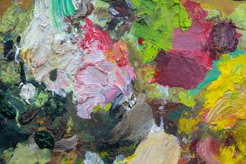 Abstract art backgrounds. Hand-painted background. SELF MADE. Art palette. Stock Photos