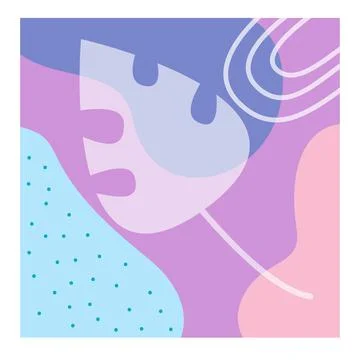Abstract art card background creative cover design Stock Illustration
