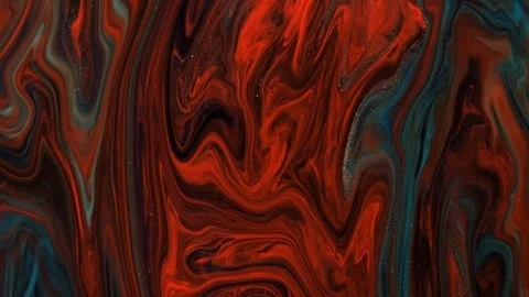 Abstract art, colorful marble background. The moving texture of ink rivers. A Видео 329935932