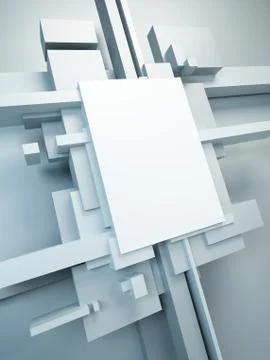 Abstract art composition Stock Illustration