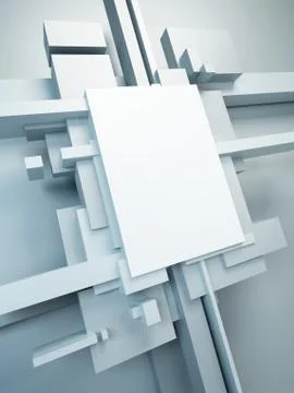 Abstract art composition Stock Illustration