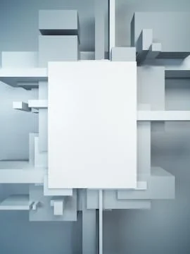 Abstract art composition Stock Illustration