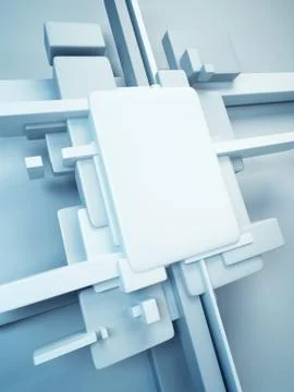 Abstract art composition Stock Illustration