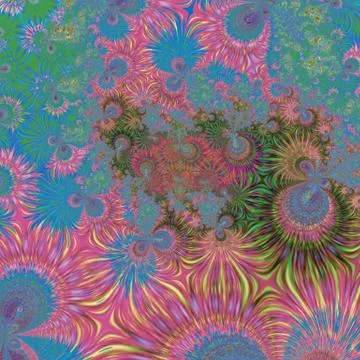 Abstract Art Corals Stock Photos