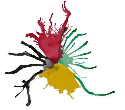 Abstract art creative background. Hand painted background. Stock Photos