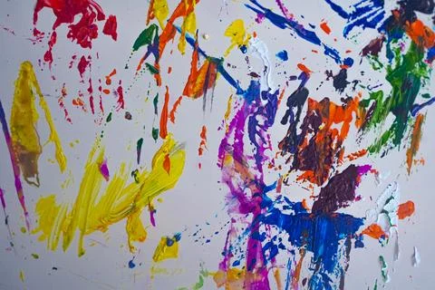 Abstract art creative background. Hand painted background. Brushstrokes of .. Foto stock
