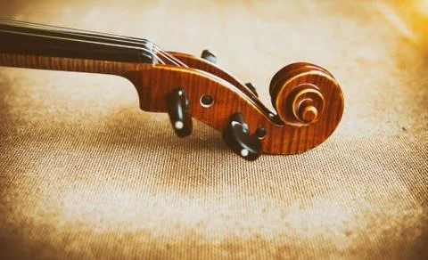 The abstract art design background of  construction of violin,Scroll,Pegbox a Foto stock