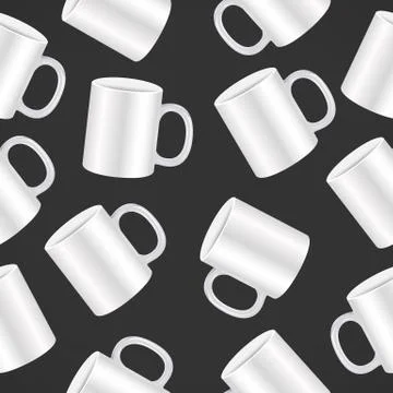 Abstract art design for print on a cup. Vector illustration conc Stock Illustration