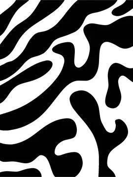 Abstract art design vector modern and contemporary for wall art, wall decor Stock Illustration