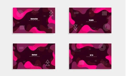 Abstract Art - Expressive Forms Beyond Boundaries Illustrazione stock