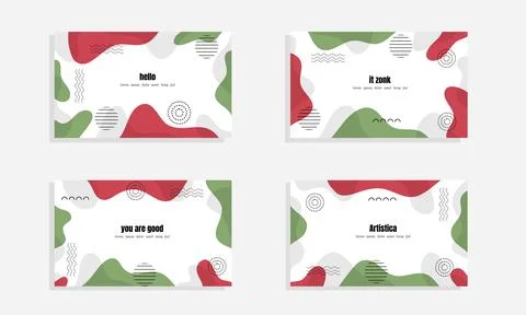 Abstract Art - Expressive Forms Beyond Boundaries Stock Illustration