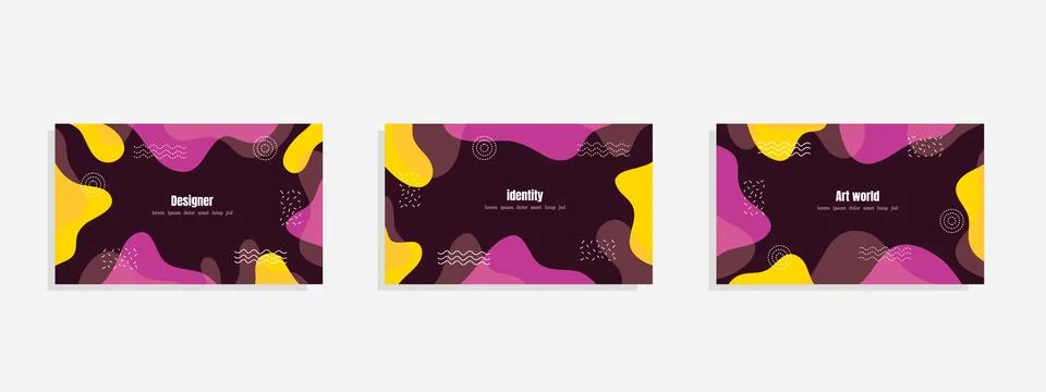 Abstract Art - Expressive Forms Beyond Boundaries Illustrazione stock