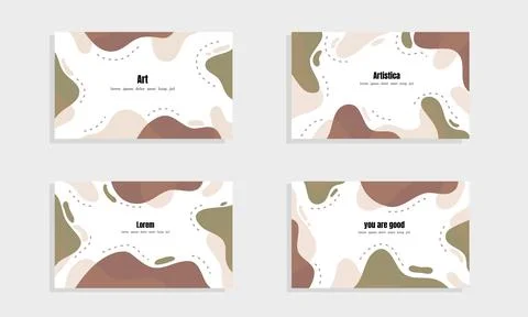 Abstract Art - Expressive Forms Beyond Boundaries Illustrazione stock