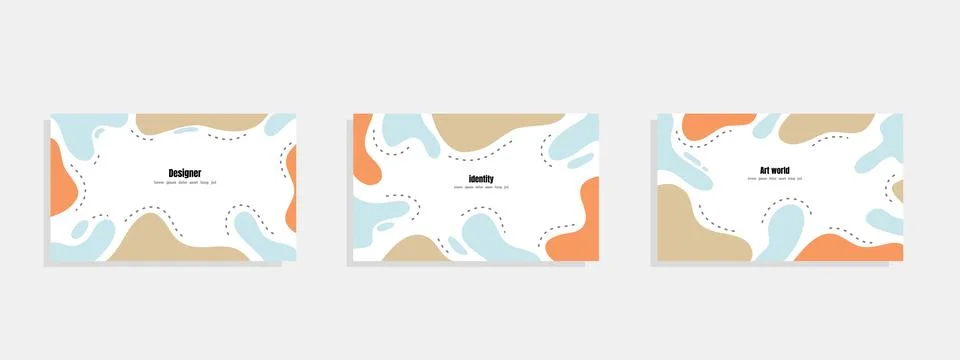 Abstract Art - Expressive Forms Beyond Boundaries Stock Illustration