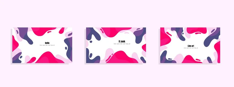 Abstract Art - Expressive Forms Beyond Boundaries Stock-Illustration