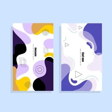 Abstract Art - Expressive Forms Beyond Boundaries Stock-Illustration