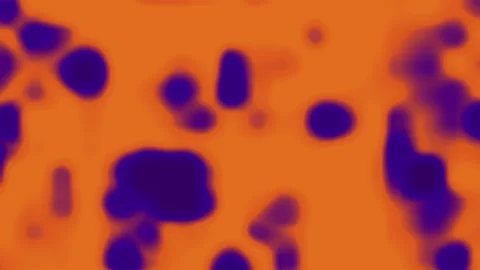 Abstract art features orange and blue blurry shapes. Stock Footage 295794821