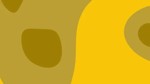 Abstract art features yellow and gold curved shapes. Stock-Footage 292709210