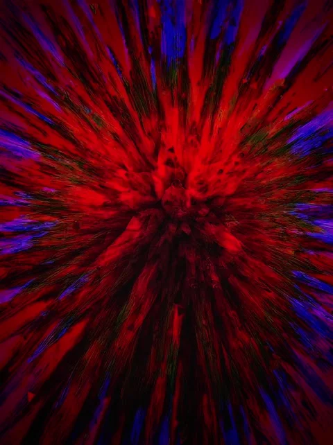 Abstract art floating Stock Footage 202083033