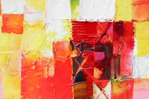 Abstract art-impasto Stock Illustration