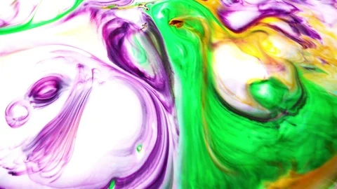 Abstract Art Ink Paint Blast Explode Turbulence Stock Footage 87304064