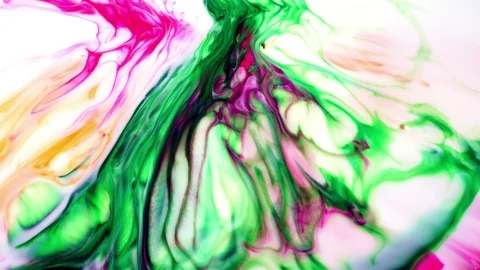 Abstract Art Ink Paint Blast Explode Turbulence Stock Footage 87306487