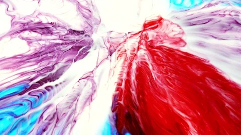 Abstract Art Ink Paint Blast Explode Turbulence Stock Footage 87306827