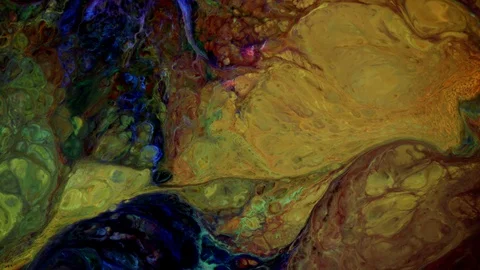 Abstract Art Ink Paint Blast Explode Turbulence Stock Footage 120700526